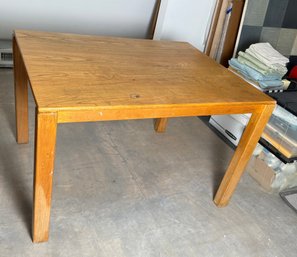 Solid Oak Work Table
