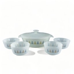 Vintage Fireking Bake And Serve Dishes