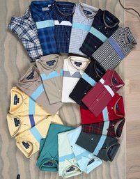 20 Men's Ralph Lauren (one L.L Bean) Button Down Shirts In XL