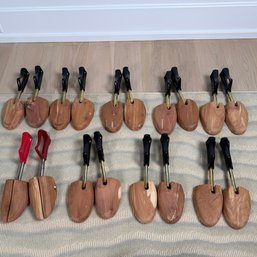 9 Pair Of Cedar Shoe Trees