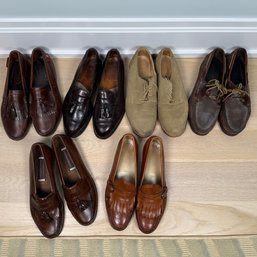 6 Pair Men's Designer Loafers And Dress Shoes Size 10