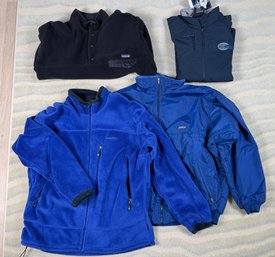 Patagonia Jackets In Blue And Black, Size XL And XXL
