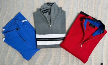 Men's XL Bogner And Polo 1/2 Zip Pullovers