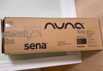 Nuna Sena Travel Portable Bassinet Crab In Graphite Grey