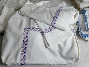 Quality Cotton Queen Size Bed Linens - French, Italian And Made In USA