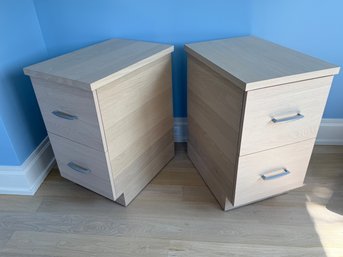 Two Custom, Quality File Drawers On Castors