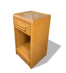 Mid Century Heywood Wakefield One Drawer Side Table Or Nightside Table