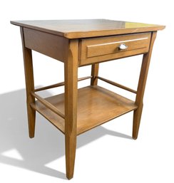 Mid Century Heywood Wakefield One Drawer Side Table