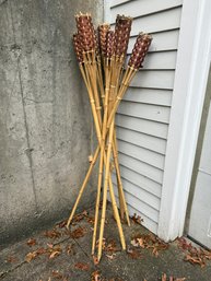 8 Tiki Torches