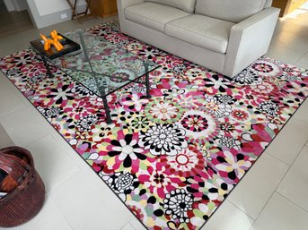Stark Custom Murakami Style Area Rug With Padding
