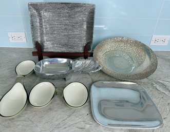 Nambe And Other Decorative Serving Dishes