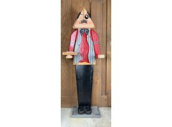 Wooden Free Standing Billiard Butler Mannequin