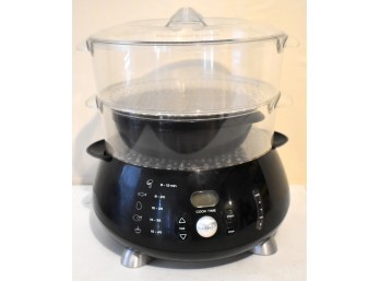 Sensio 2-Tier Electronic Food Steamer Model FS1141 - Black