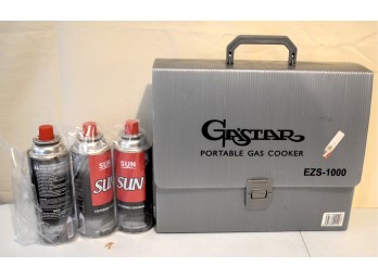Korean Gastar EZS-1000 Portable Camping Butane Stove Range With Hard Case