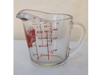 Anchor Hocking Oven Originals 1-Cup Glass Measuring Cup - Red Lettering