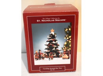 St. Nicholas Square 4-Piece Caroling Around The Tree Accessory Set With Box