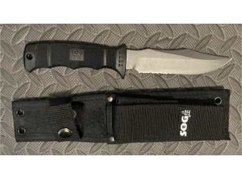 SOG SEAL Pup Fixed Blade Tactical Knife With Nylon Sheath