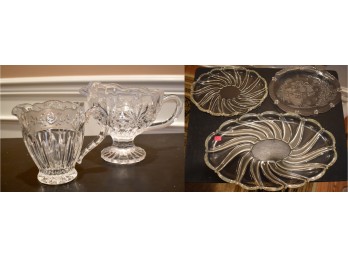 Collectors Lot Of Pressed Glass (5)