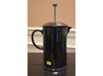 Le Creuset Matte Black Stoneware French Press - 1L / 34oz
