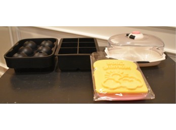 Butter Holder And Silicon Ice Molds