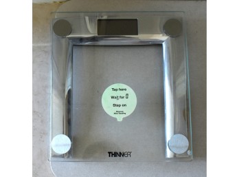 Thinner Digital Glass Platform Bathroom Weight Scale