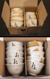 15 Pc Hwayo Korean Ceramic Soju Cups - Sabal-jan Set