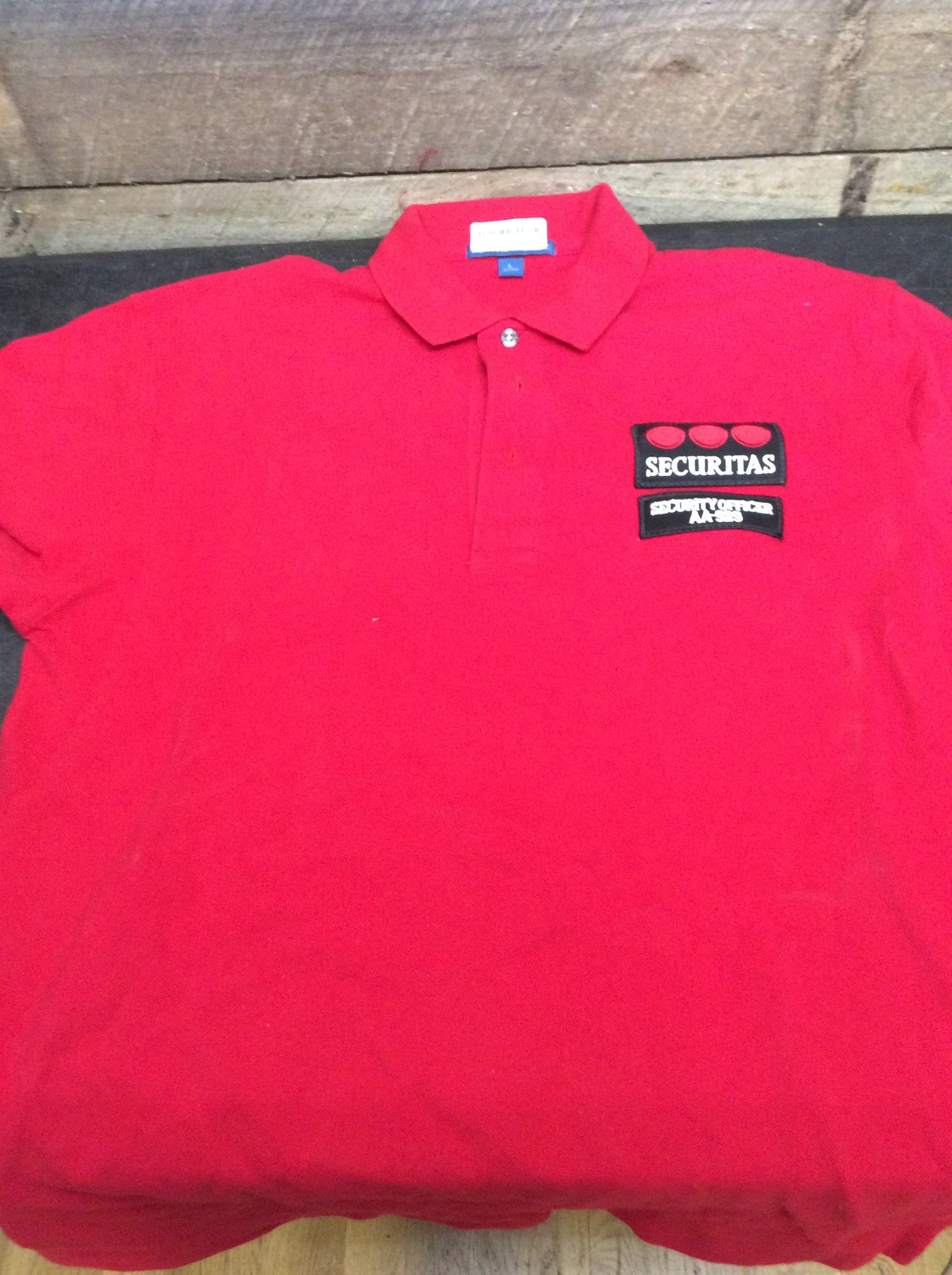 Securitas Polo Shirt Size Large (HB1) #10683