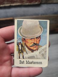 Vtg Bat Masterson Trading Card A5