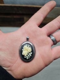 Vtg Sterling Silver Pendant A1