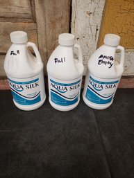 3 Piece Aqua Silk Chlorine Free Pool Water Sanitizer Lot H3