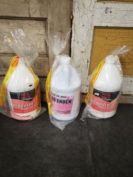 3 Piece 1 Gallon New Pool Shock Lot H3