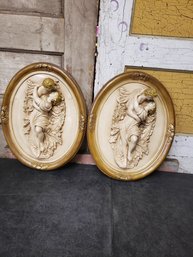 2 Piece Couple Kissing Decor Pieces H4