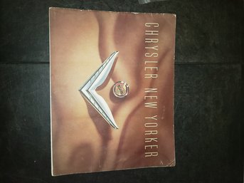Vintage Chrystler Booklet J4