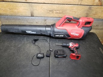 Hyper Tough Drill And Blower Lot B1