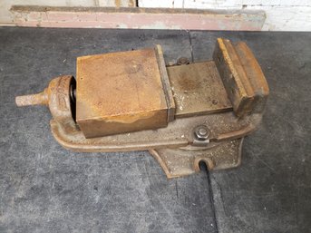 Vtg Bridgport Milling Machine Vice F4