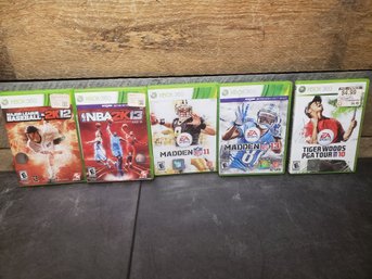 Assorted Video Games 7X (X-Box 360) Lot 2 G1