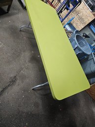 7ft X 3ft Green Top Folding Table
