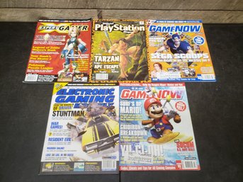Video Game Magazines Lot 3 5x C2