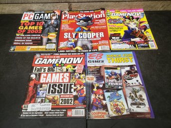 Video Game Magazines Lot 5 5x C2