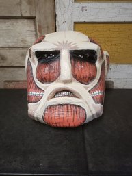 Homemade Attack On Titan Costume Cosplay Head Skull G1