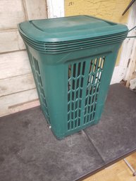 Green Laundry Basket A4