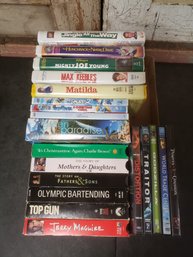 VHS And DVD Movie Lot D2