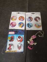 New Disney And Deadpool Pins Lot D2