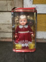 2000 Mattel Holiday Kelly Doll H2
