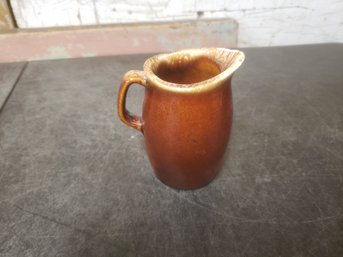 Small Brown Ceramic Pitcher C2