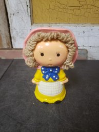 Vtg Doll Coin Bank C2