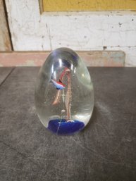 Fish Glass Paper Weight C2