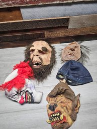 Halloween Masks Lot A4