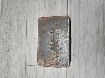 Vtg Snap On Socket Case With A Few Sockets A5