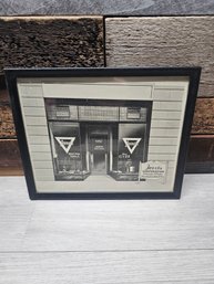 Vtg Framed Advertising Photograph A5